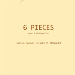 6 pieces pour 3 violoncelles