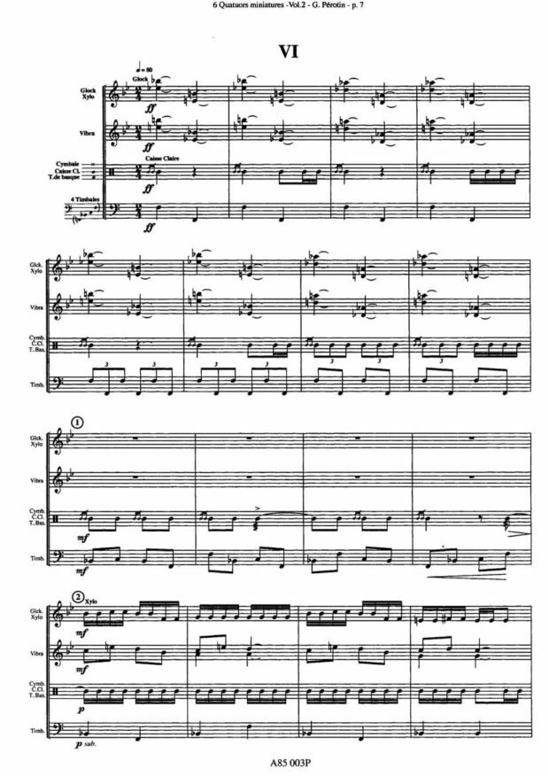 6 quatuors miniatures - volume 2 -