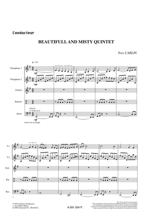 Beautiful and Misty Quintet