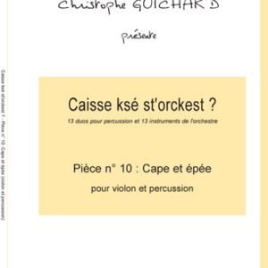 Cape et epee (violon / violin)