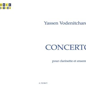 Concerto pour clarinette et ensemble