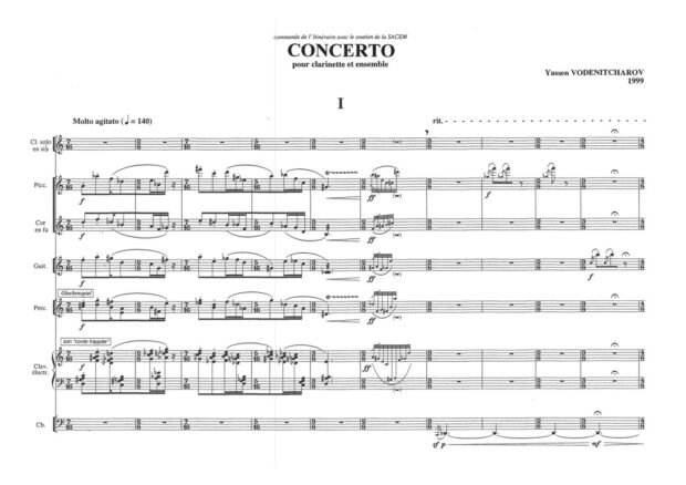 Concerto pour clarinette et ensemble