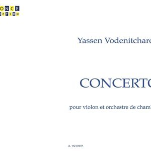 Concerto pour violon et orchestre de chambre