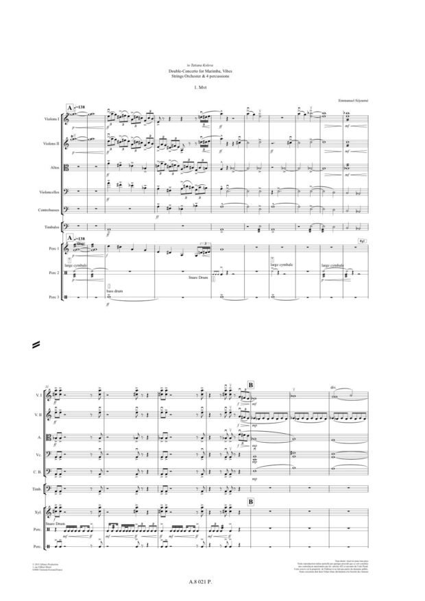 DOUBLE CONCERTO (Version string orchestra)