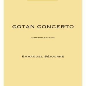 GOTAN CONCERTO (4 marimbas et cordes)