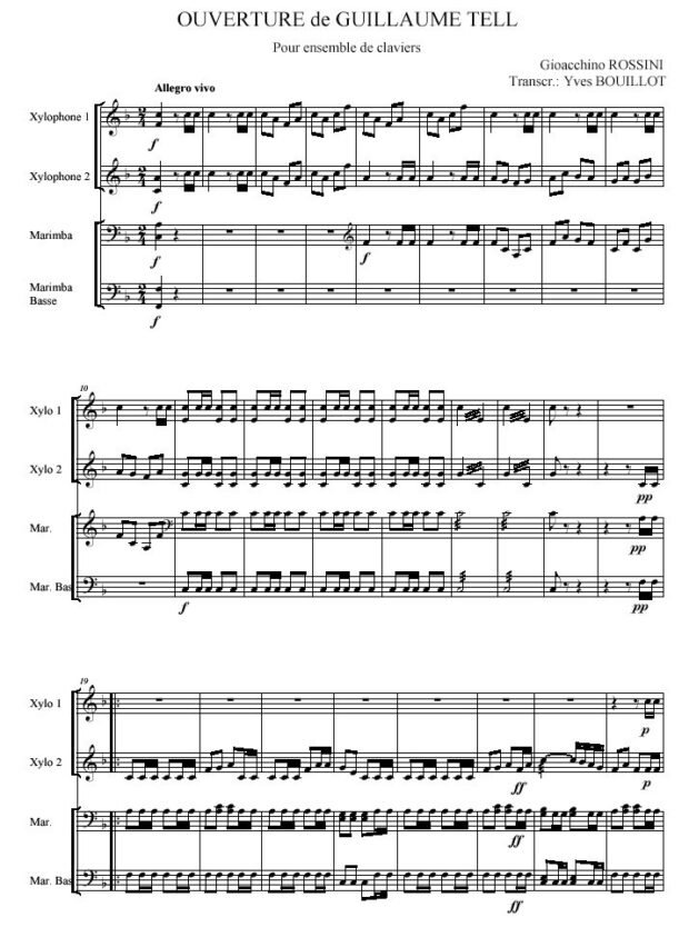 Guillaume Tell ''Ouverture''