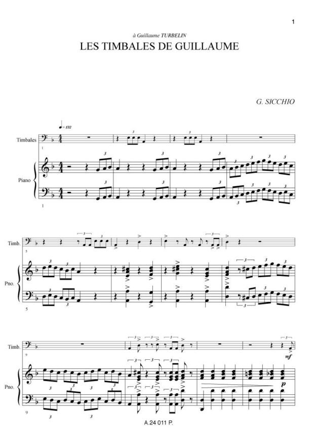 Les timbales de Guillaume