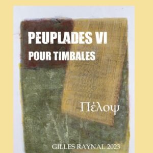 Peuplades VI pour timbales