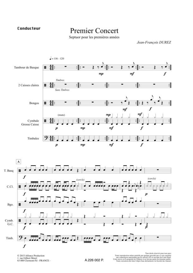Premier concert