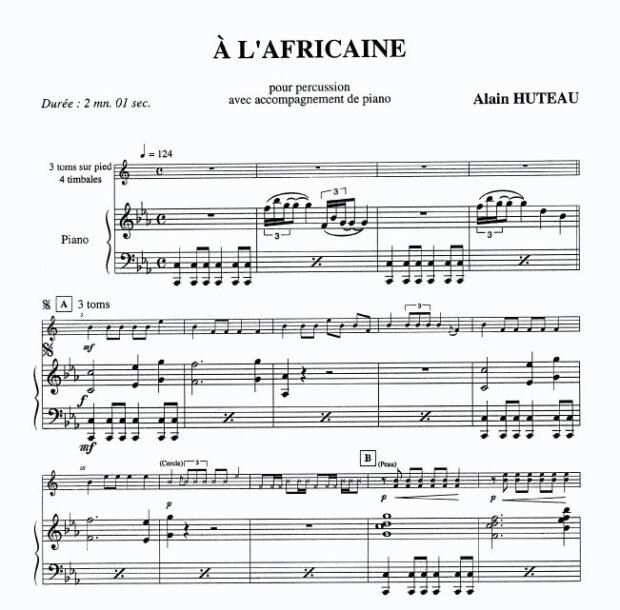 Un tour du monde en percussion - A l'Africaine