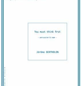 You must think first