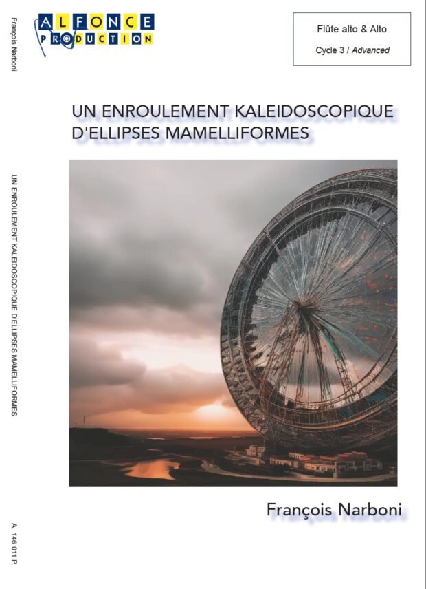 Un enroulement Kaleidoscopique d'ellipses mamelliformes
